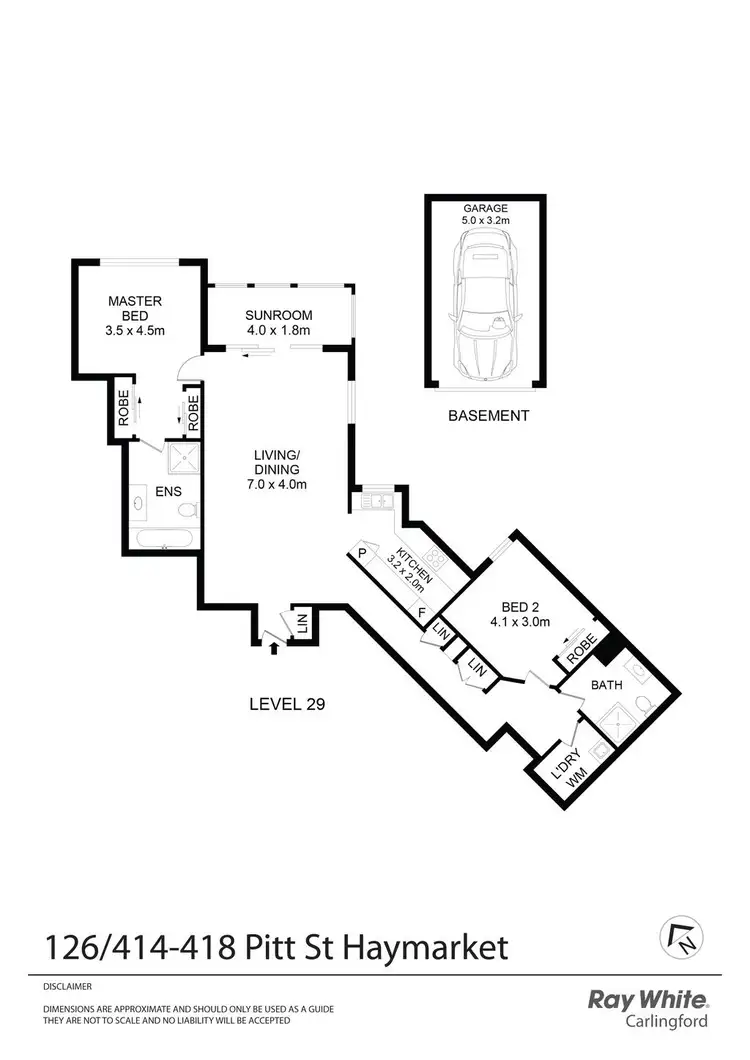 Floorplan of Homely apartment listing, 126/414-418 Pitt Street, Haymarket NSW 2000
