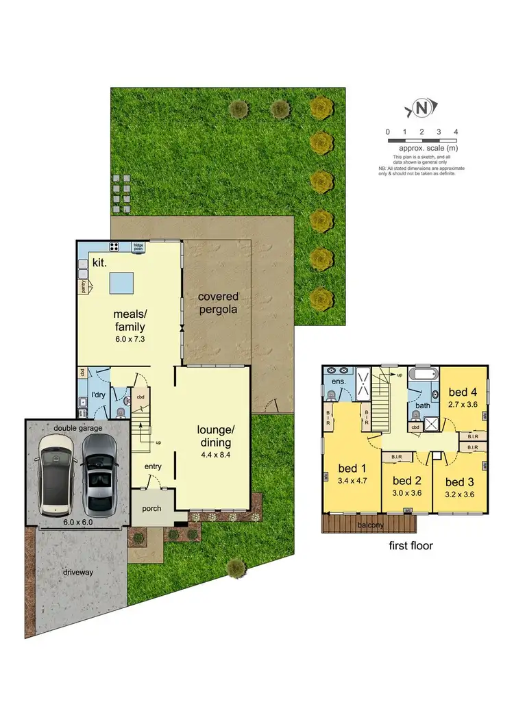Floorplan of Homely house listing, 6 Phillimore Drive, Mulgrave VIC 3170