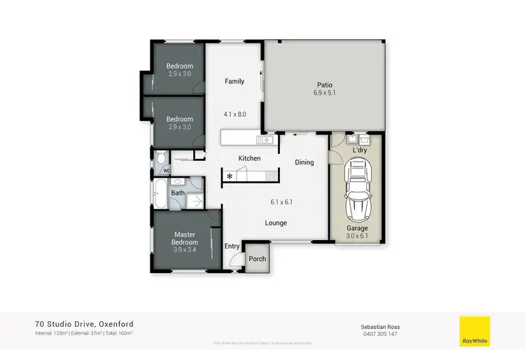 Floorplan of Homely house listing, 70 Studio Drive, Oxenford QLD 4210