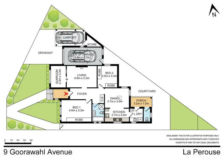 Floorplan of Homely house listing, 9 Goorawahl Avenue, La Perouse NSW 2036