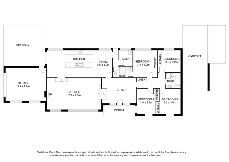 Floorplan of Homely house listing, 2 Lasiandra Crescent, Mount Gambier SA 5290