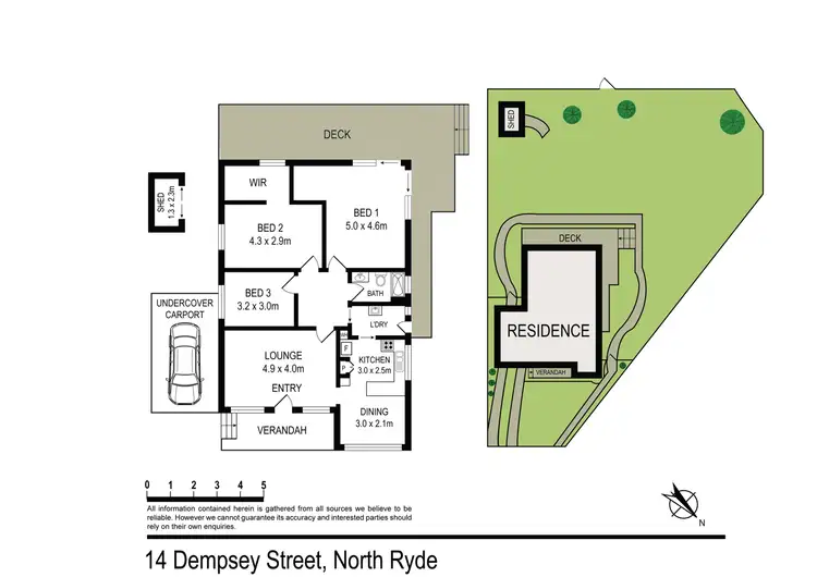 Floorplan of Homely house listing, 14 Dempsey Street, North Ryde NSW 2113