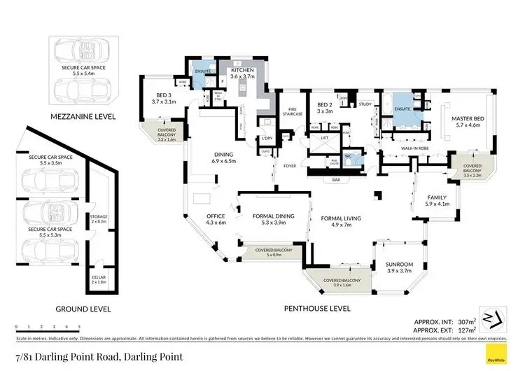 Floorplan of Homely apartment listing, 7/81 Darling Point Road, Darling Point NSW 2027