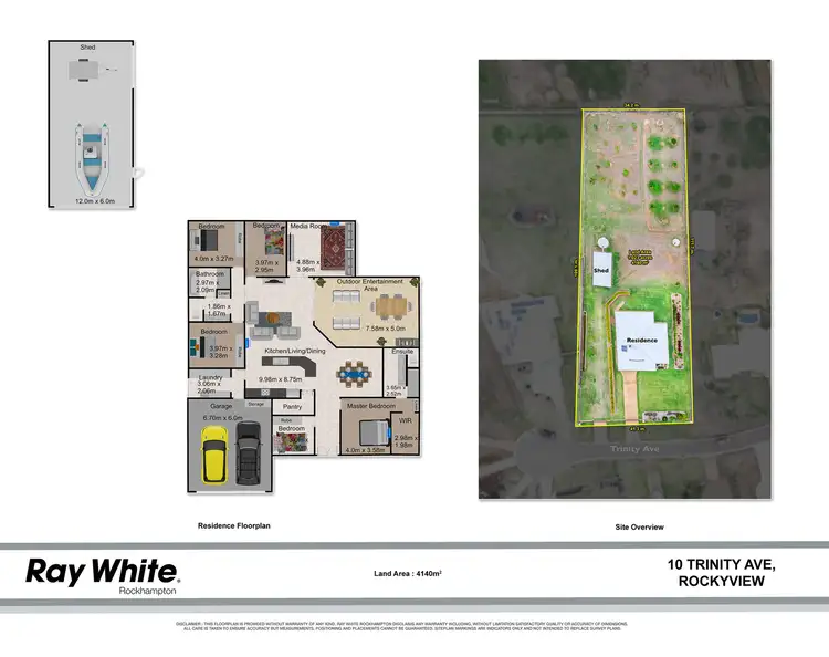 Floorplan of Homely house listing, 10 Trinity Avenue, Rockyview QLD 4701