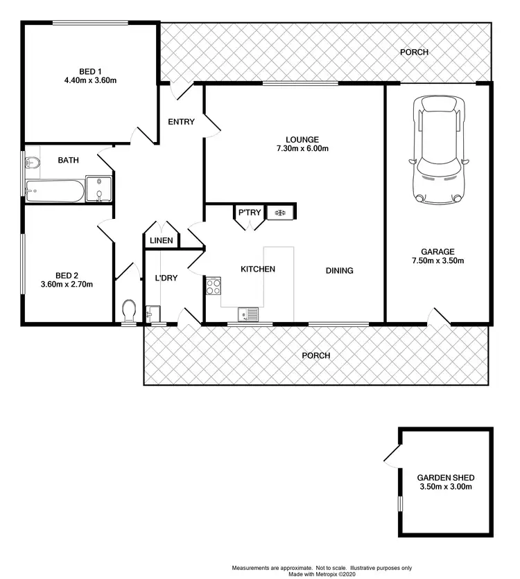 Floorplan of Homely house listing, 72 James Cook Avenue, Howlong NSW 2643