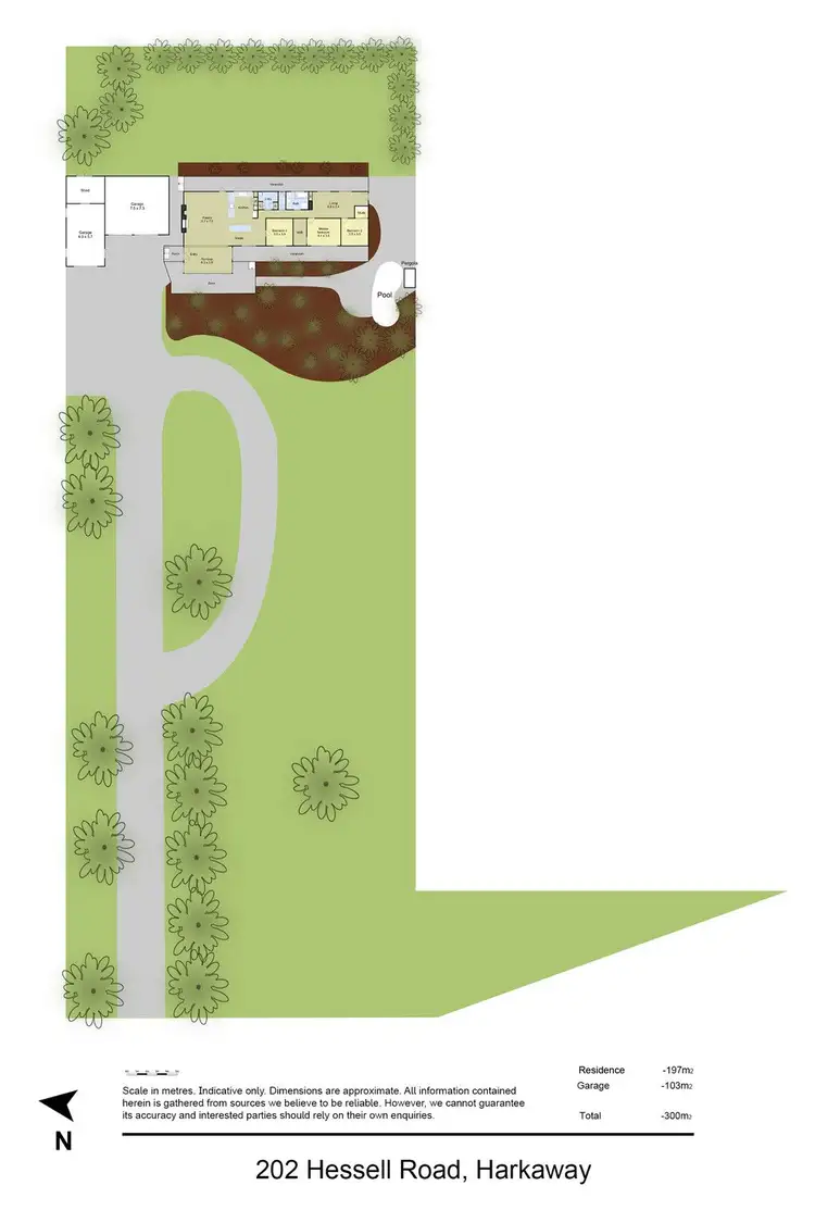 Floorplan of Homely house listing, 202 Hessell Road, Harkaway VIC 3806