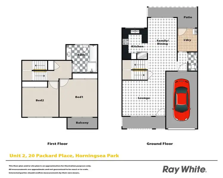 Floorplan of Homely townhouse listing, 2/20 Packard Place, Horningsea Park NSW 2171