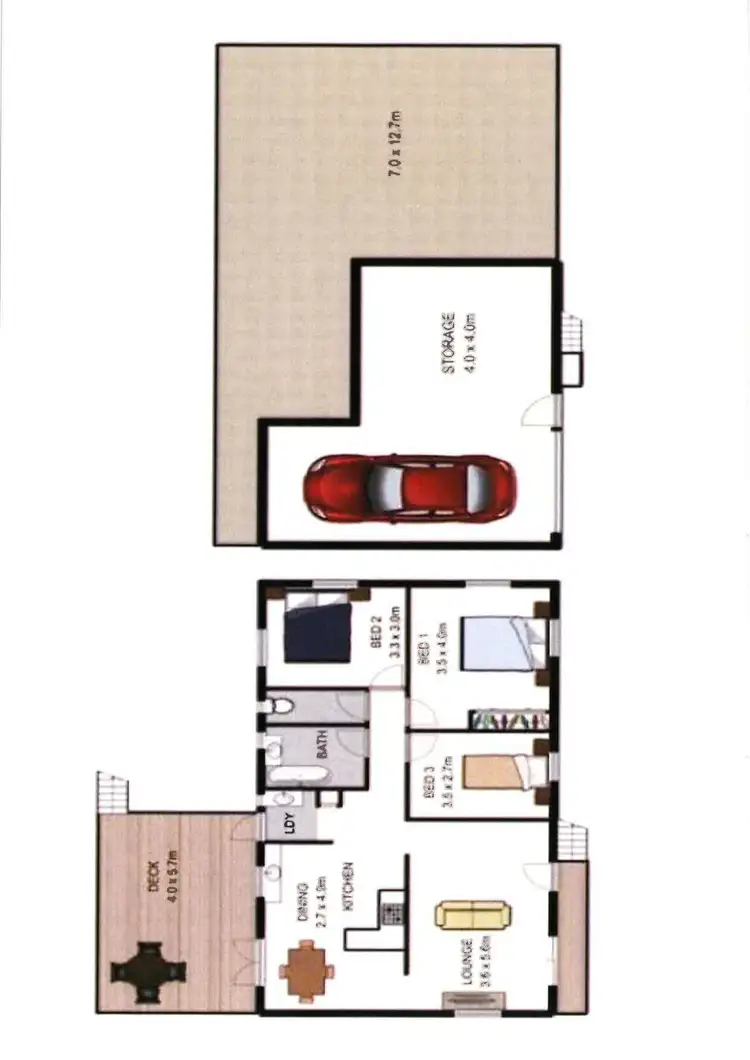 Floorplan of Homely house listing, 17 Arthur Street, Biggera Waters QLD 4216