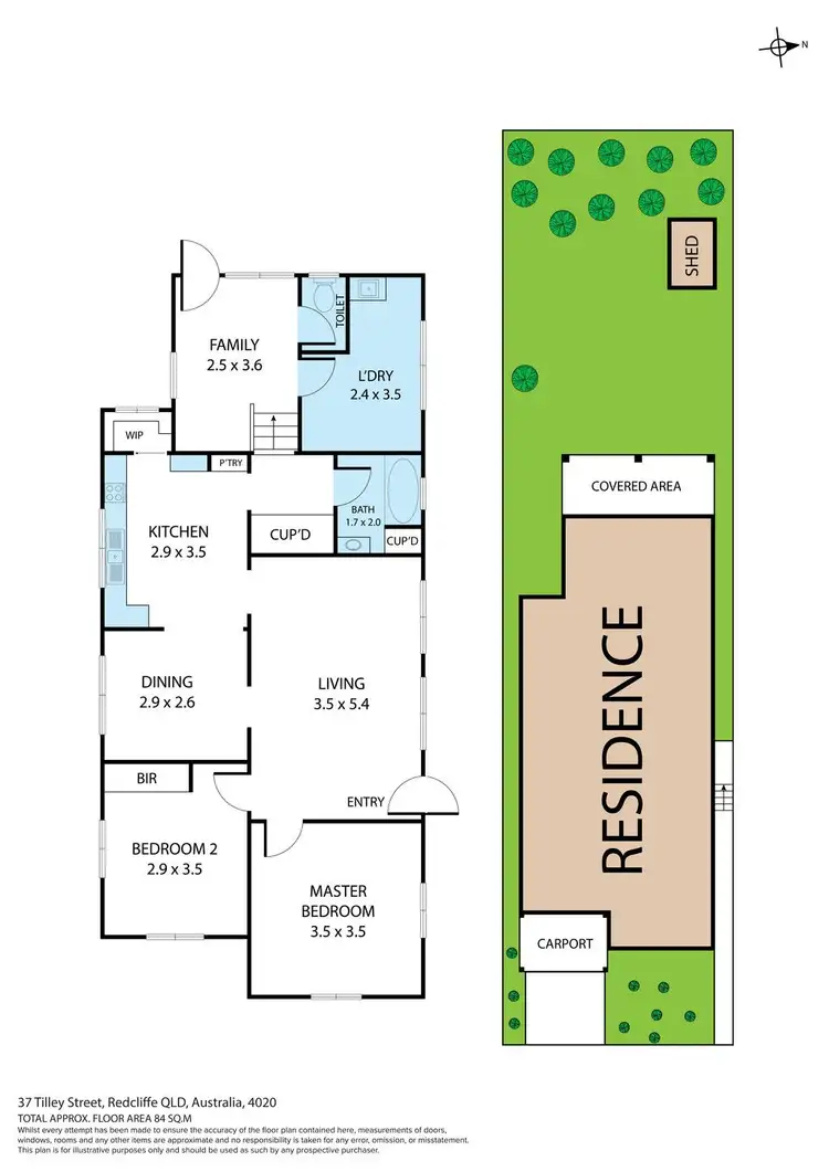 Floorplan of Homely house listing, 37 Tilley Street, Redcliffe QLD 4020