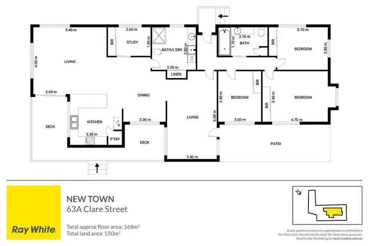 Floorplan of Homely house listing, 63A Clare Street, New Town TAS 7008