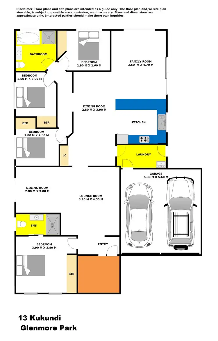 Floorplan of Homely house listing, 13 Kukundi Drive, Glenmore Park NSW 2745