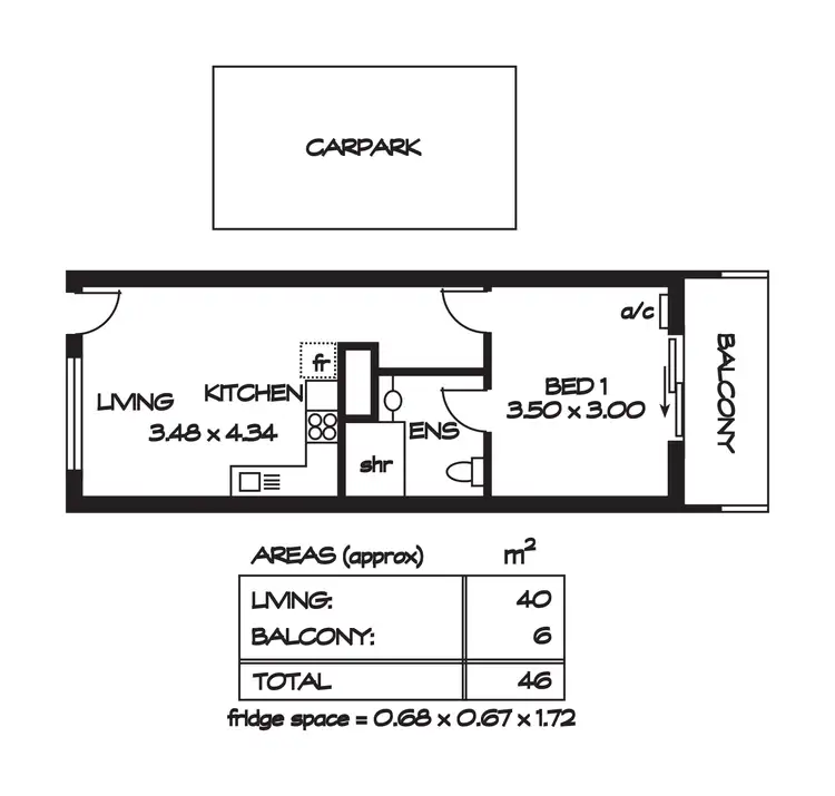 Floorplan of Homely unit listing, 2/2 St Bernards Road, Magill SA 5072
