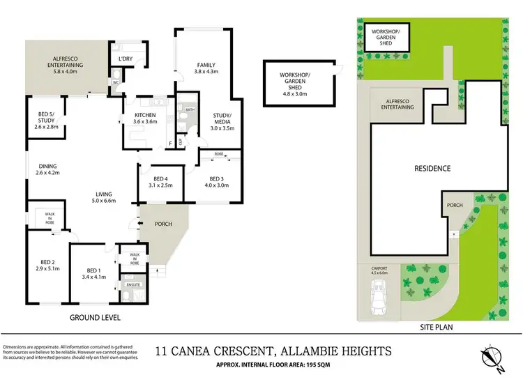 Floorplan of Homely house listing, 11 Canea Crescent, Allambie Heights NSW 2100