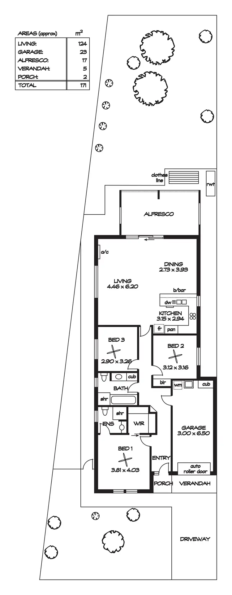 Floorplan of Homely house listing, 46 Hazel Grove, Ridgehaven SA 5097