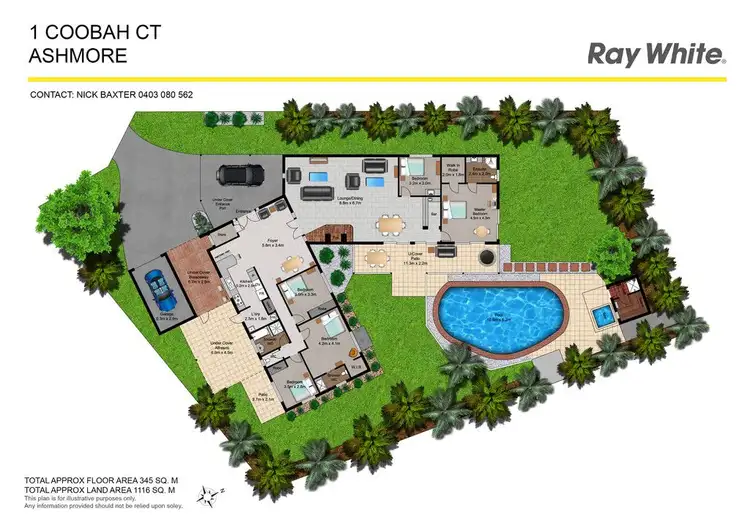 Floorplan of Homely house listing, 1 Coobah Court, Ashmore QLD 4214