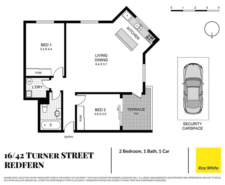 Floorplan of Homely apartment listing, 16/42-50 Turner Street, Redfern NSW 2016
