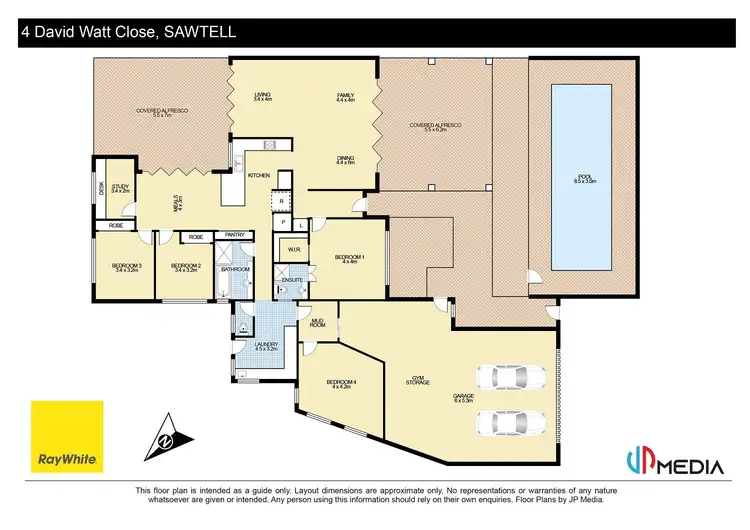 Floorplan of Homely house listing, 4 David Watt Close, Sawtell NSW 2452