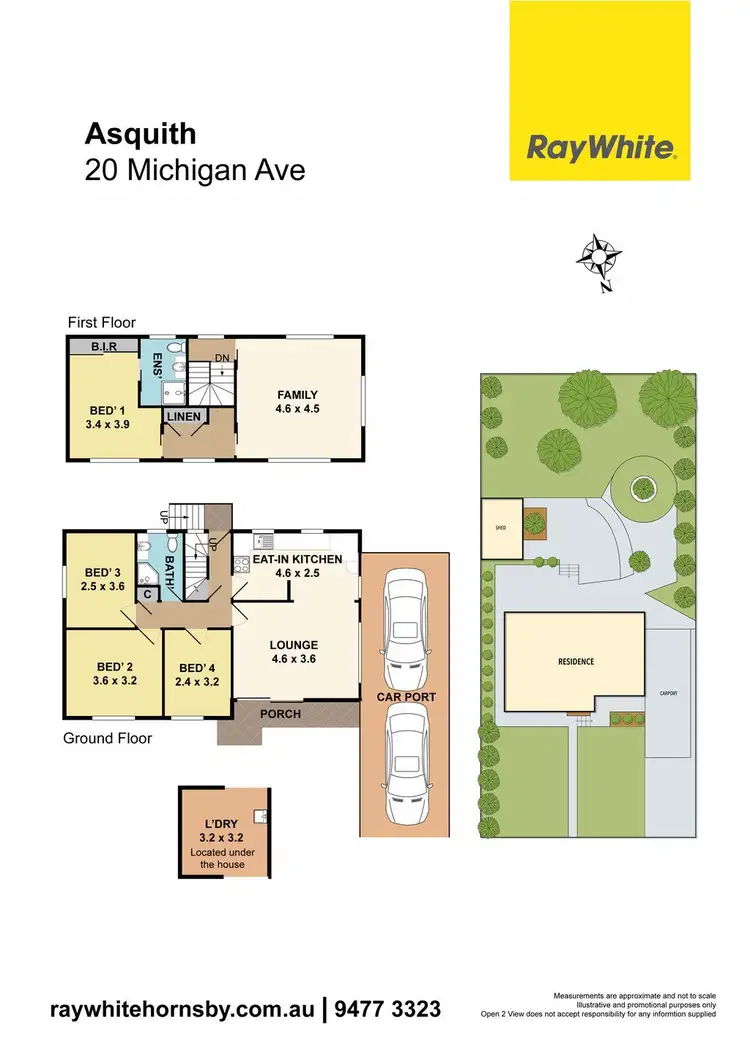 Floorplan of Homely house listing, 20 Michigan Avenue, Asquith NSW 2077