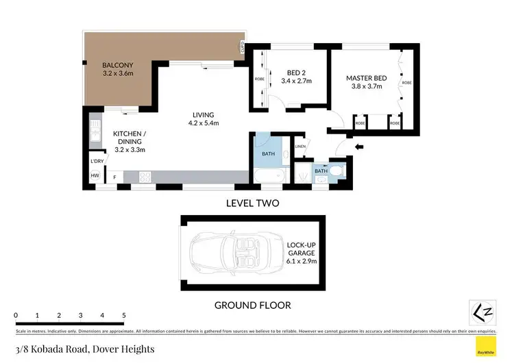 Floorplan of Homely apartment listing, 3/8 Kobada Road, Dover Heights NSW 2030
