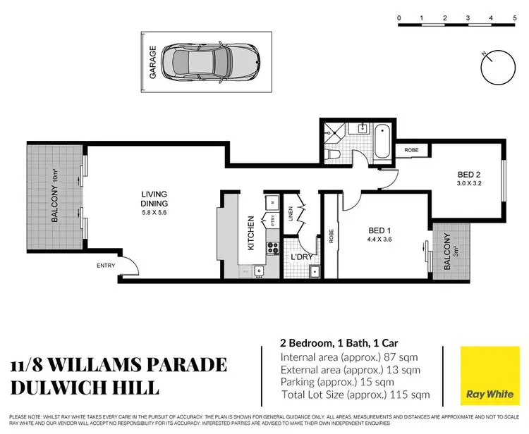 Floorplan of Homely apartment listing, 11/8 Williams Parade, Dulwich Hill NSW 2203