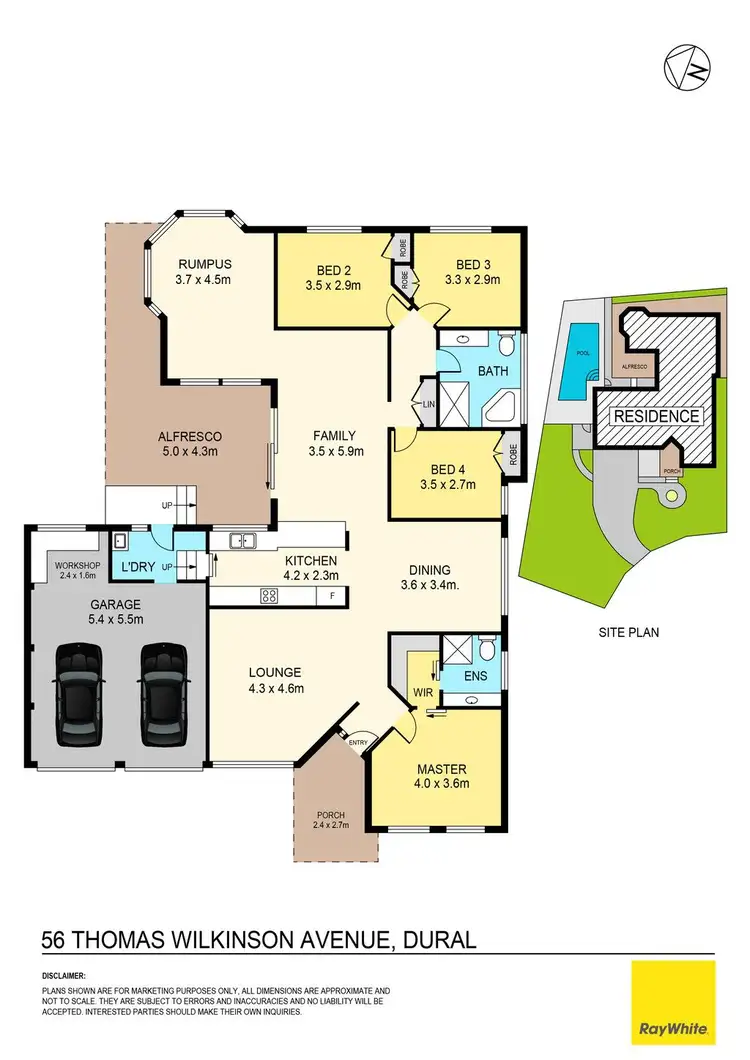 Floorplan of Homely house listing, 56 Thomas Wilkinson Avenue, Dural NSW 2158