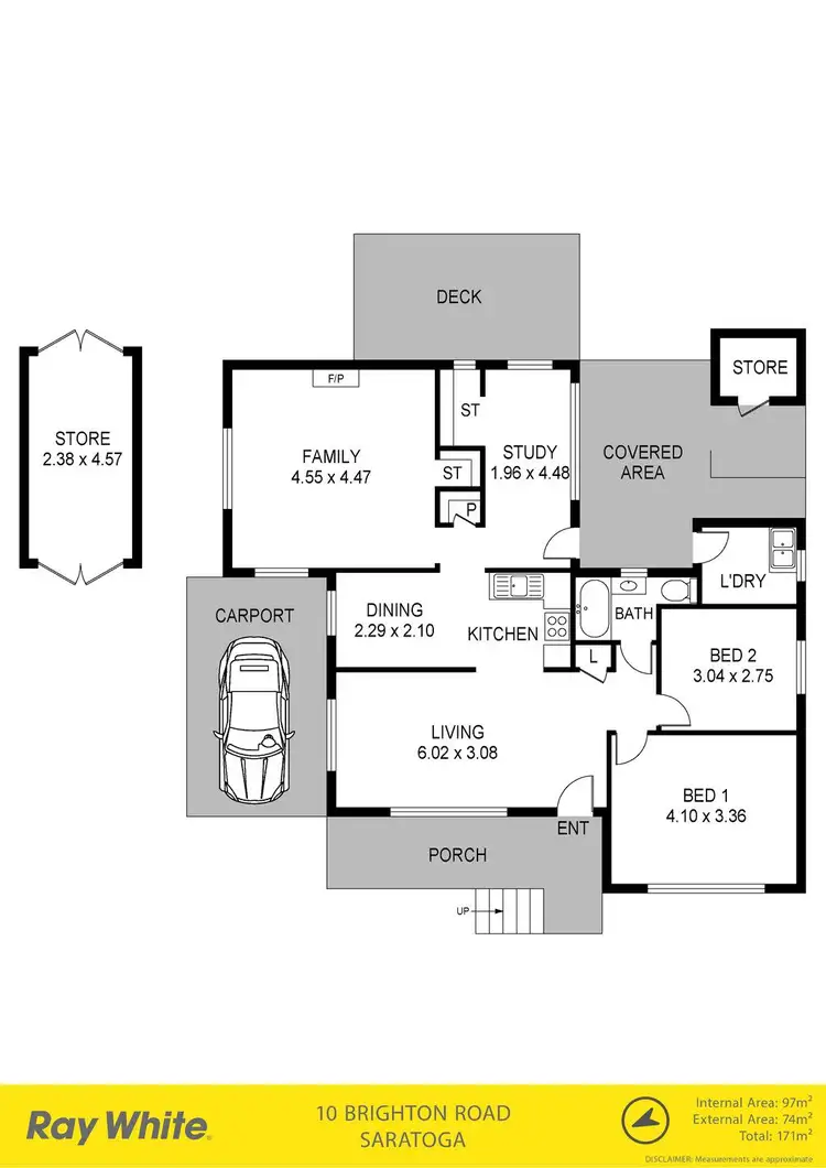 Floorplan of Homely house listing, 10 Brighton Road, Saratoga NSW 2251