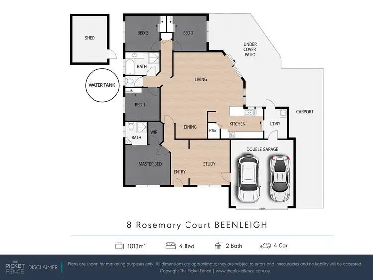 Floorplan of Homely house listing, 8 Rosemary Court, Beenleigh QLD 4207