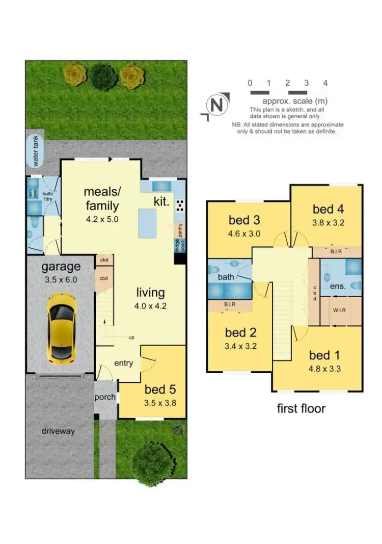 Floorplan of Homely townhouse listing, 1C Tennyson Avenue, Clayton South VIC 3169