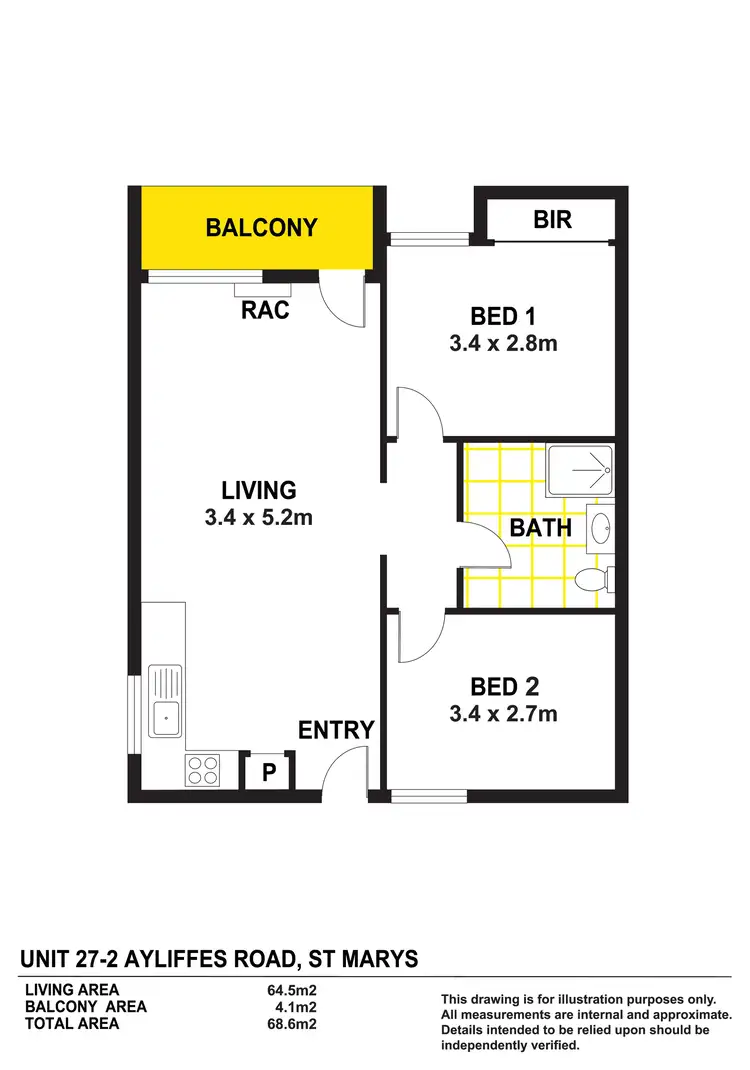 Floorplan of Homely house listing, 27/2 Ayliffes Road, St Marys SA 5042