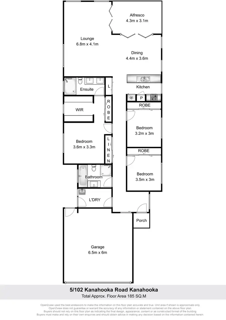 Floorplan of Homely townhouse listing, 5/102 Kanahooka Road, Kanahooka NSW 2530