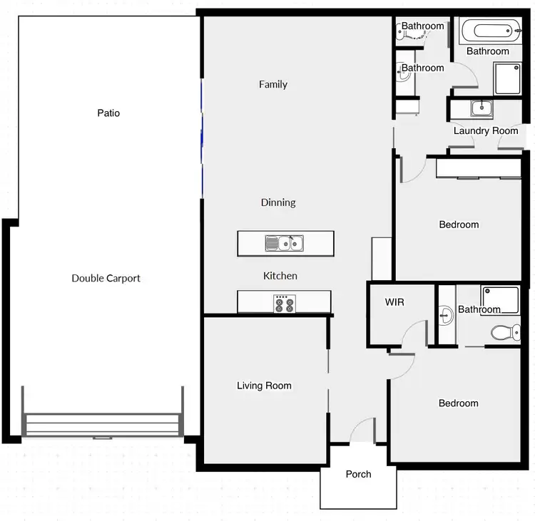 Floorplan of Homely house listing, 19 Betty Krake Drive, Red Cliffs VIC 3496