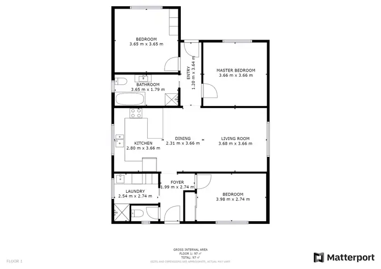 Floorplan of Homely house listing, 29 Dunstone Street, Swan Hill VIC 3585