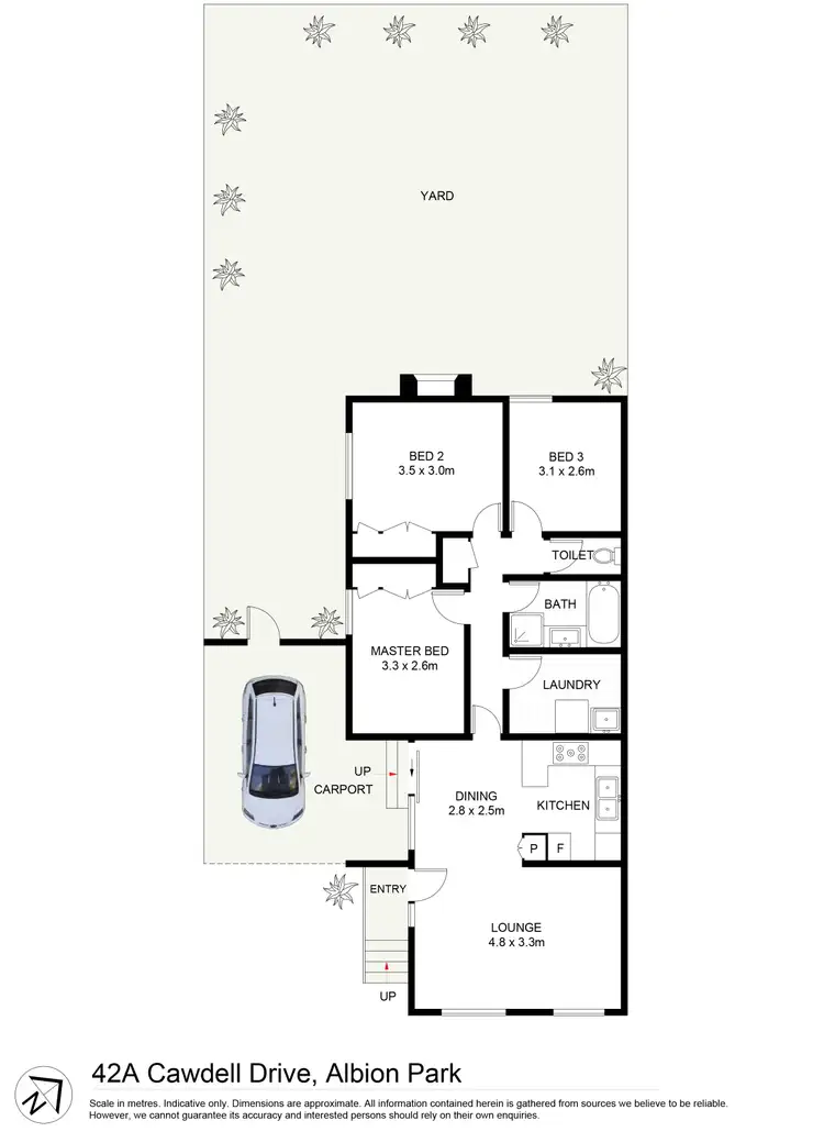 Floorplan of Homely house listing, 42A Cawdell Drive, Albion Park NSW 2527