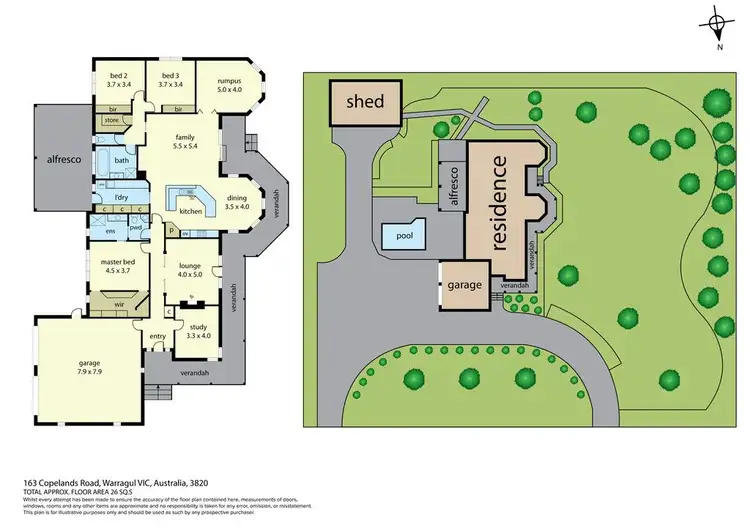 Floorplan of Homely house listing, 163 Copelands Road, Warragul VIC 3820