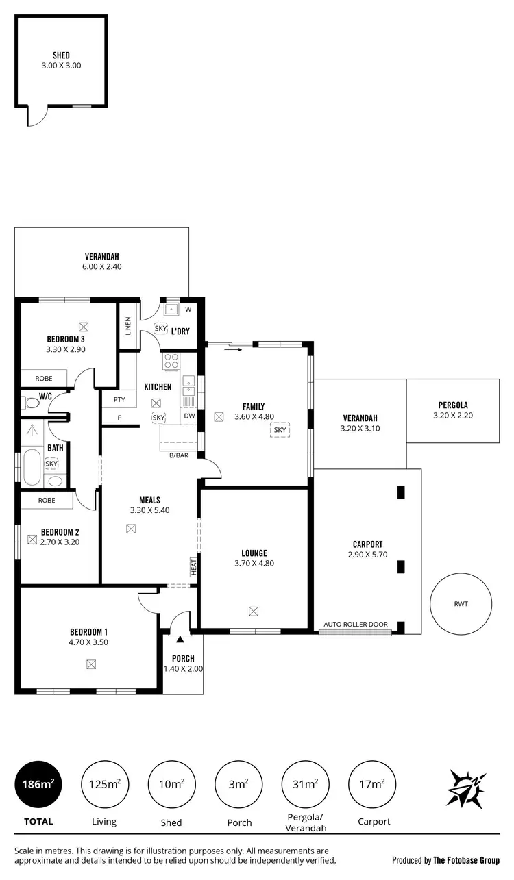 Floorplan of Homely house listing, 73 Delta Crescent, Aberfoyle Park SA 5159