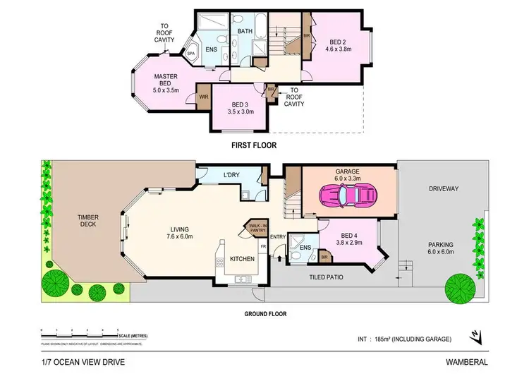Floorplan of Homely house listing, 1/7 Ocean View Drive, Wamberal NSW 2260