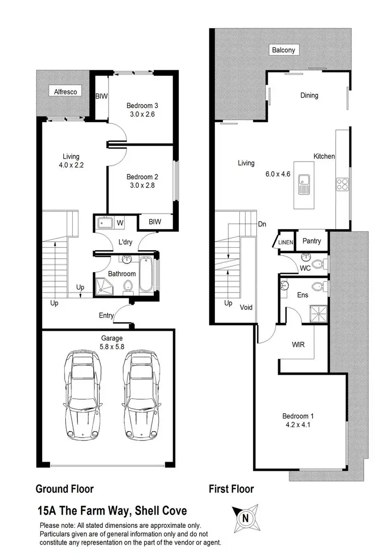 Floorplan of Homely semi-detached listing, 15A The Farm Way, Shell Cove NSW 2529