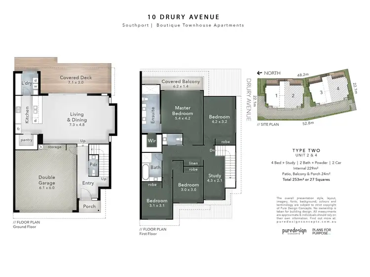 Floorplan of Homely townhouse listing, 2/10 Drury Avenue, Southport QLD 4215