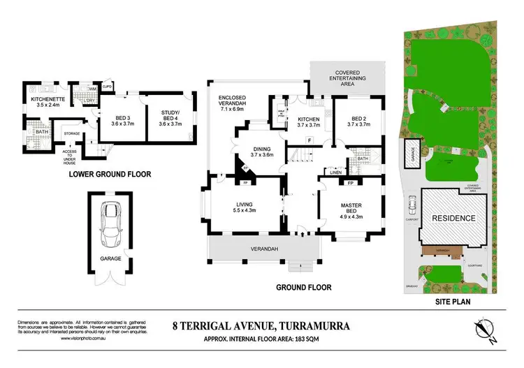 Floorplan of Homely house listing, 8 Terrigal Avenue, Turramurra NSW 2074