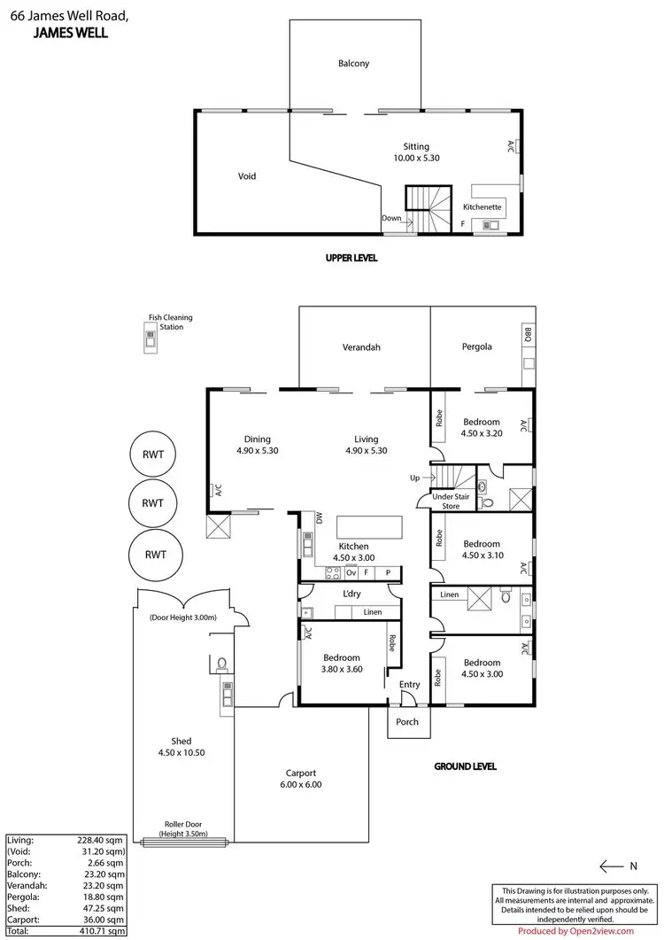 Floorplan of Homely house listing, 66 James Well Road, James Well SA 5571