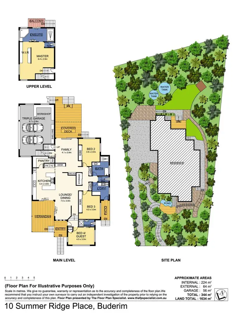 Floorplan of Homely house listing, 10 Summer Ridge Place, Buderim QLD 4556