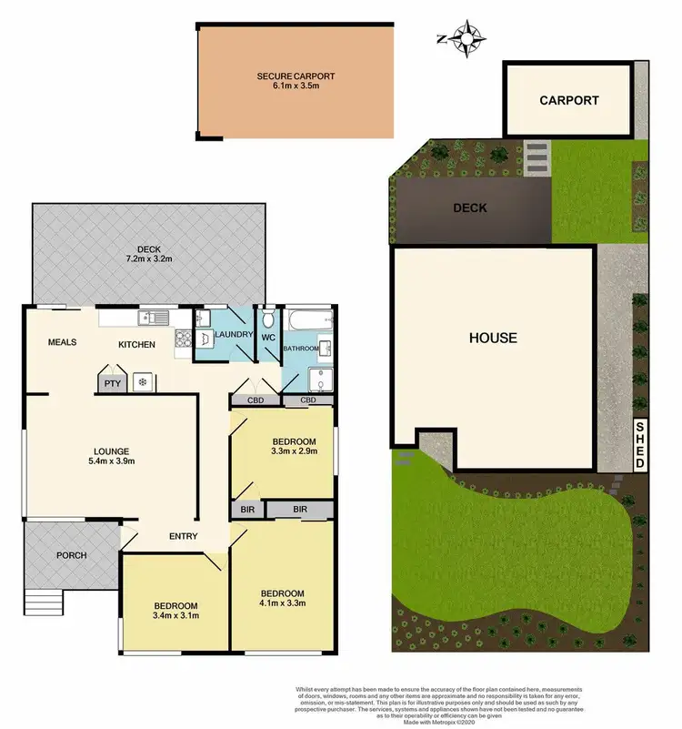 Floorplan of Homely house listing, 1/20 Cumberland Avenue, Bayswater VIC 3153