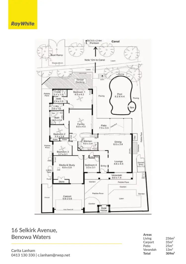Floorplan of Homely house listing, 16 Selkirk Avenue, Benowa Waters QLD 4217