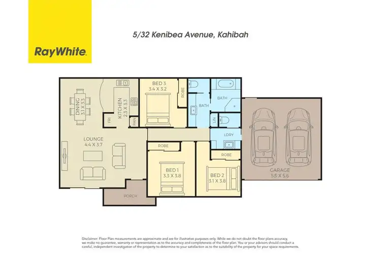 Floorplan of Homely villa listing, 5/32 Kenibea Avenue, Kahibah NSW 2290