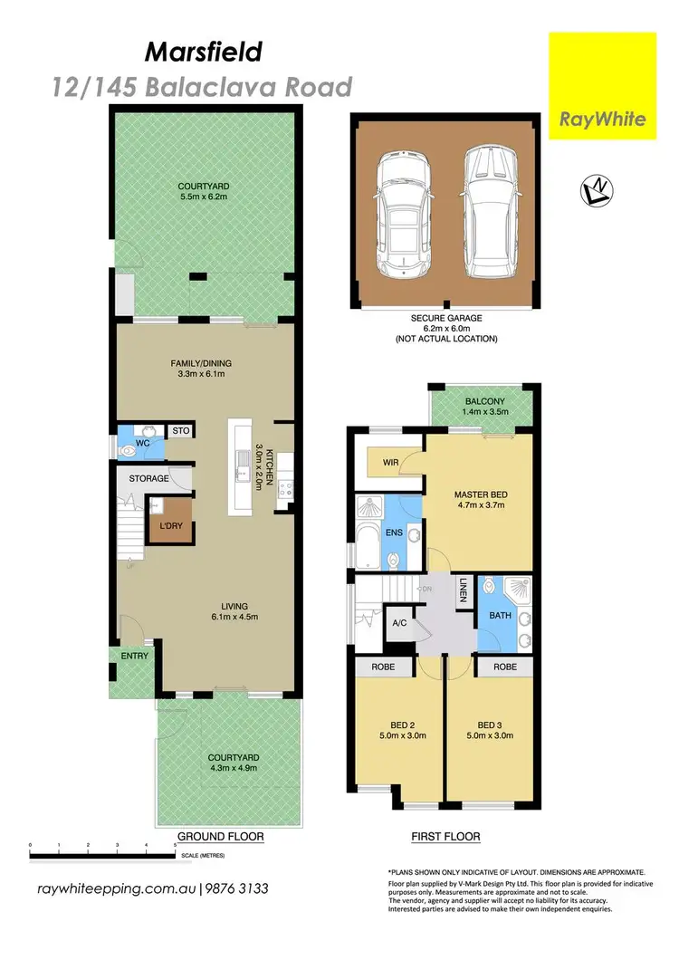 Floorplan of Homely townhouse listing, 12/145 Balaclava Road, Marsfield NSW 2122