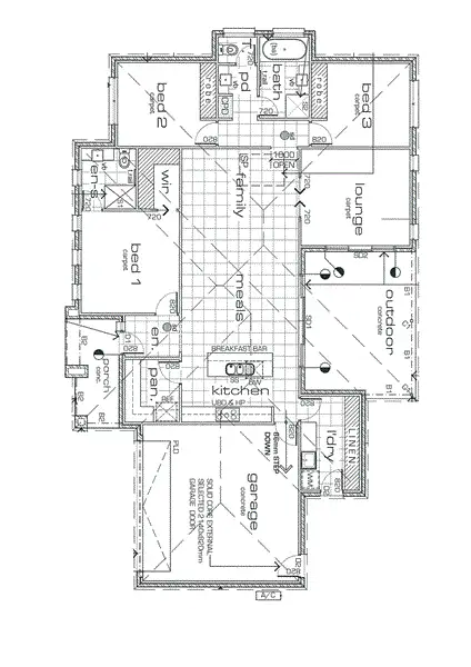 Floorplan of Homely house listing, 2 Midtown Drive, Mildura VIC 3500