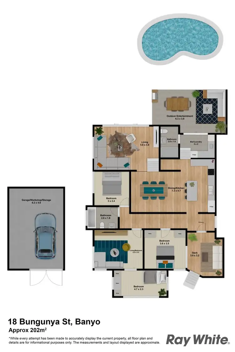 Floorplan of Homely house listing, 18 Bungunya Street, Banyo QLD 4014