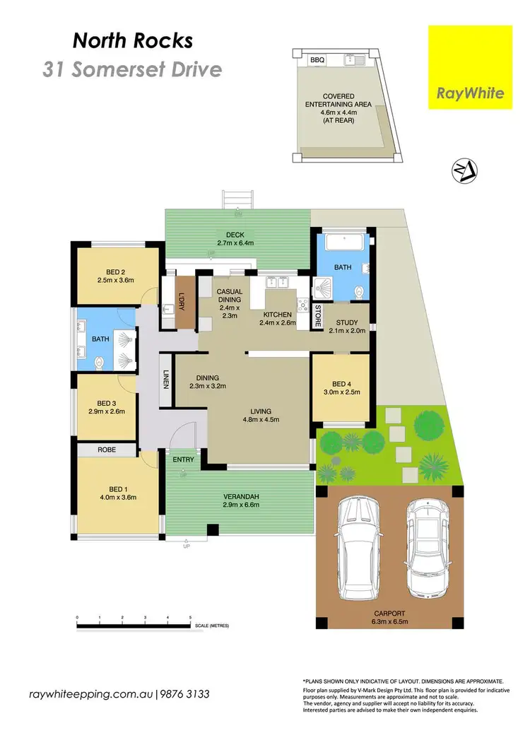 Floorplan of Homely house listing, 31 Somerset Drive, North Rocks NSW 2151