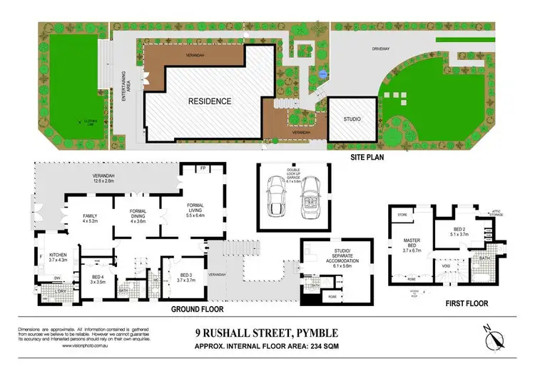 Floorplan of Homely house listing, 9 Rushall Street, Pymble NSW 2073