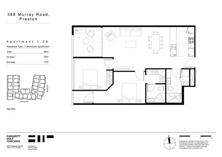 Floorplan of Homely apartment listing, 128/388 Murray Road, Preston VIC 3072
